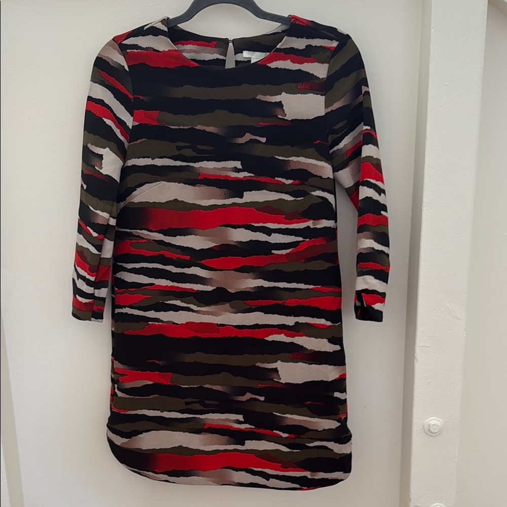 H&M Multicolor Long Sleeve Dress